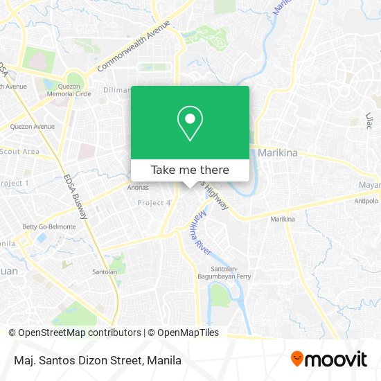 Maj. Santos Dizon Street map