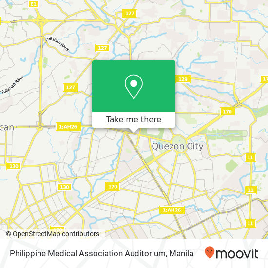 Philippine Medical Association Auditorium map
