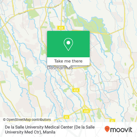 De la Salle University Medical Center (De la Salle University Med Ctr) map