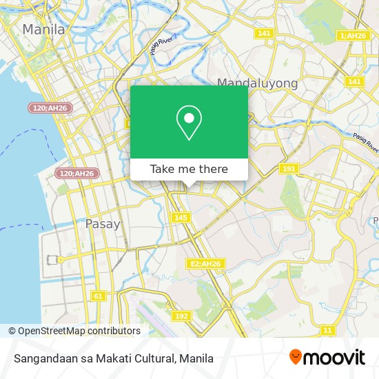Sangandaan sa Makati Cultural map