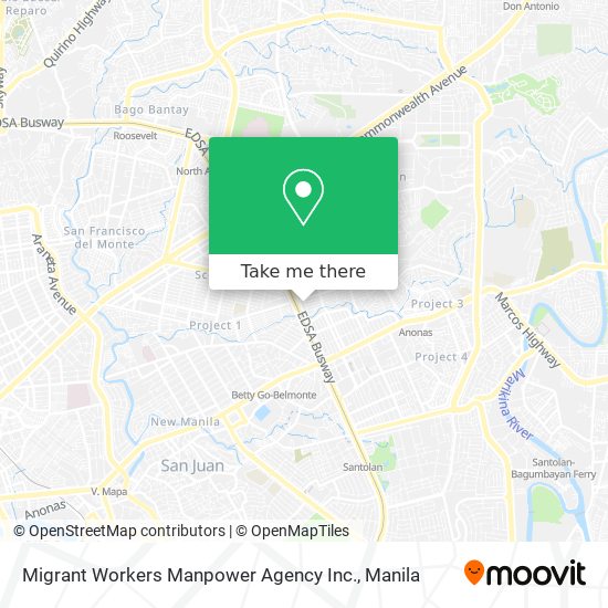 Migrant Workers Manpower Agency Inc. map