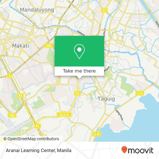 Aranai Learning Center map