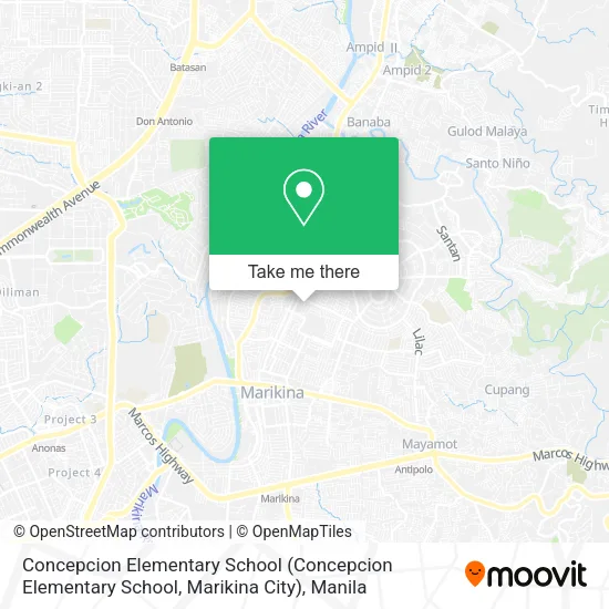 Concepcion Elementary School (Concepcion Elementary School, Marikina City) map