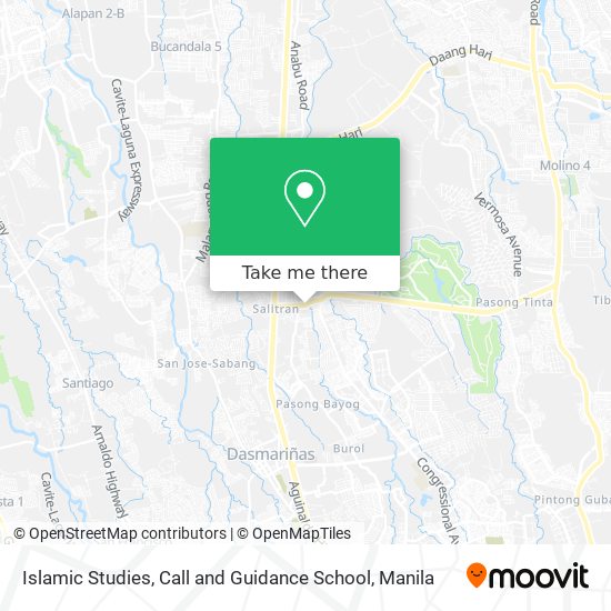 Islamic Studies, Call and Guidance School map