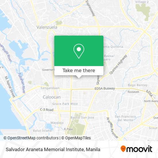 Salvador Araneta Memorial Institute map