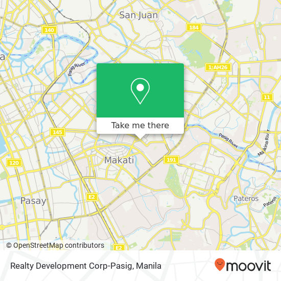 Realty Development Corp-Pasig map