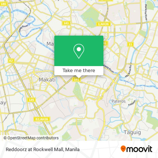 Reddoorz at Rockwell Mall map