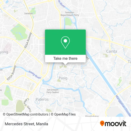Mercedes Street map