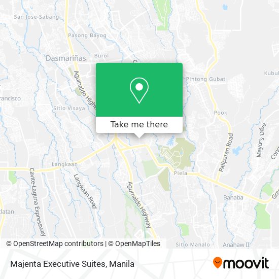 Majenta Executive Suites map