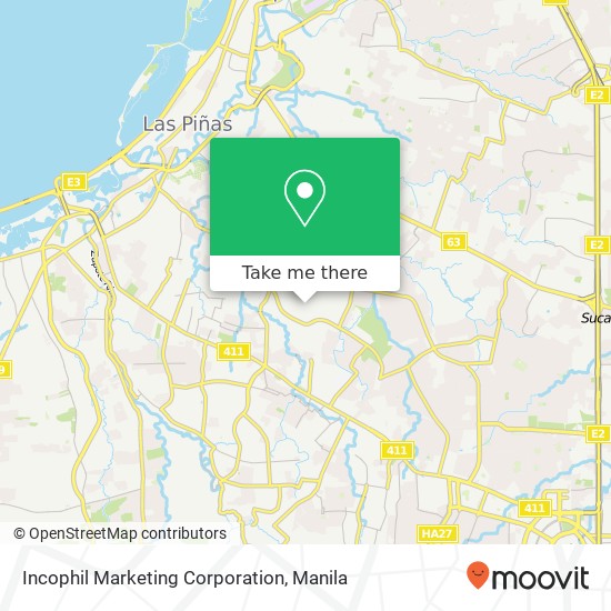 Incophil Marketing Corporation map