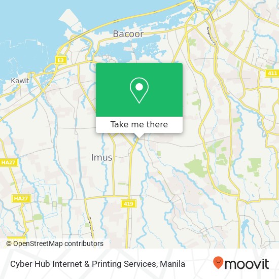 Cyber Hub Internet & Printing Services map