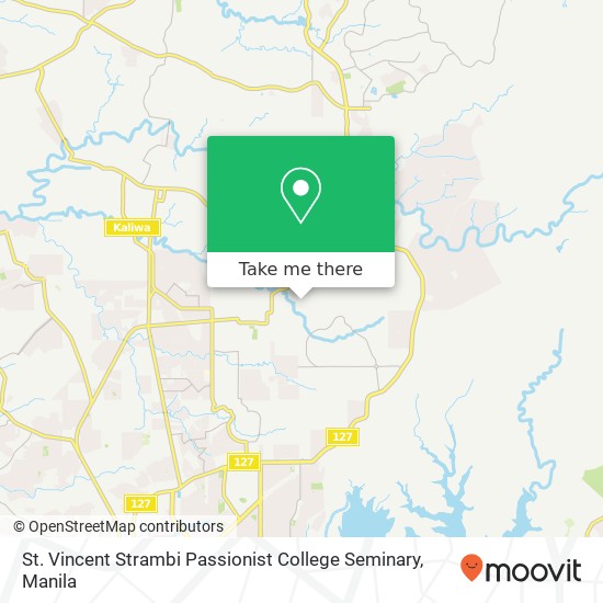 St. Vincent Strambi Passionist College Seminary map