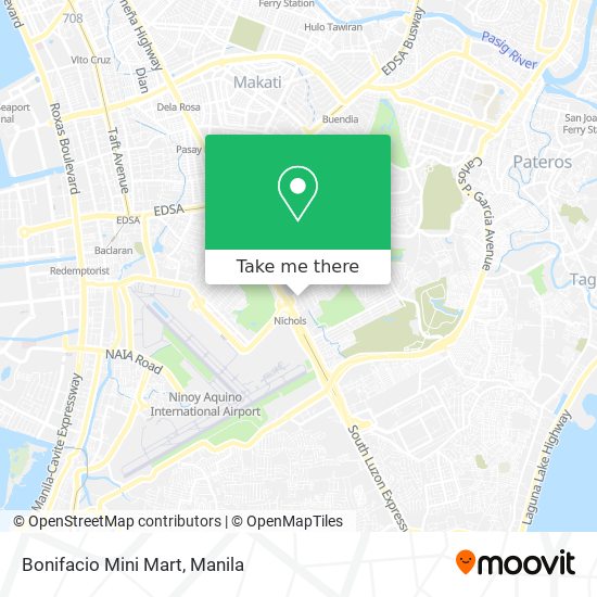 Bonifacio Mini Mart map