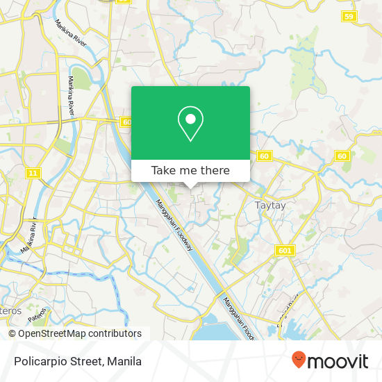 Policarpio Street map