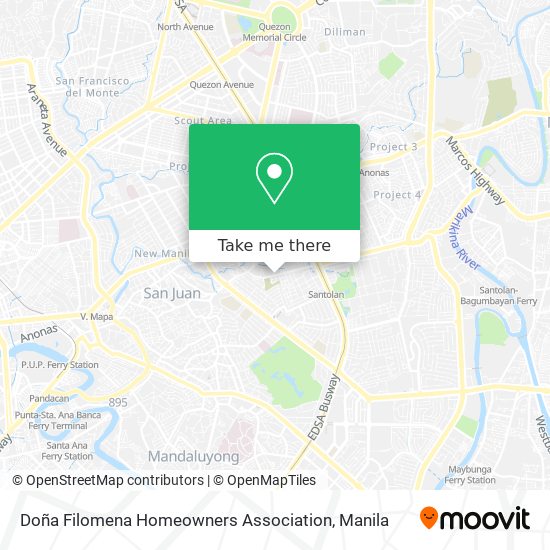 Doña Filomena Homeowners Association map