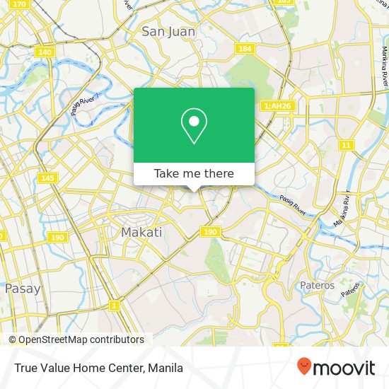 True Value Home Center map