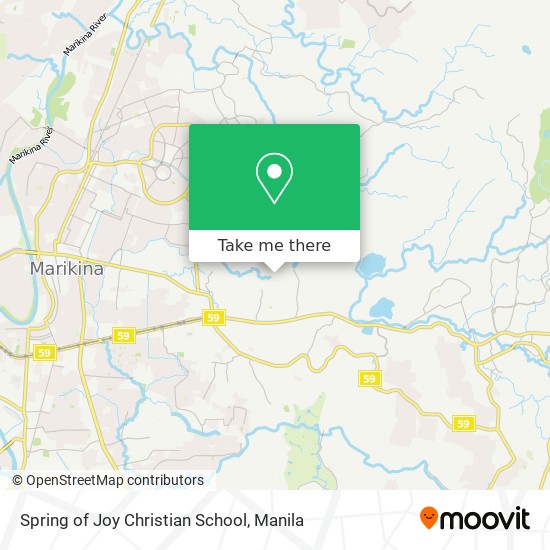 Spring of Joy Christian School map