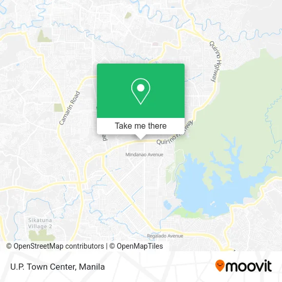 U.P. Town Center map