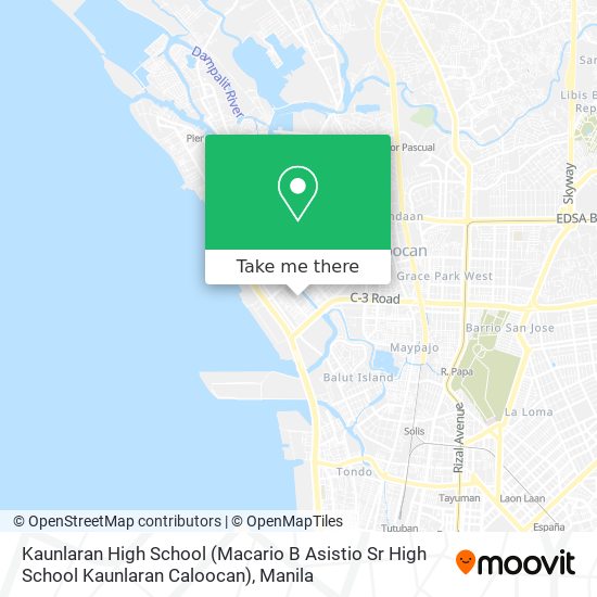 Kaunlaran High School (Macario B Asistio Sr High School Kaunlaran Caloocan) map