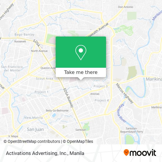 Activations Advertising, Inc. map
