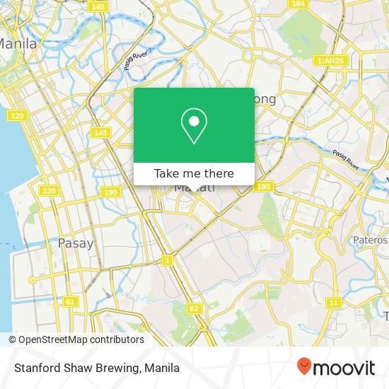 Stanford Shaw Brewing map