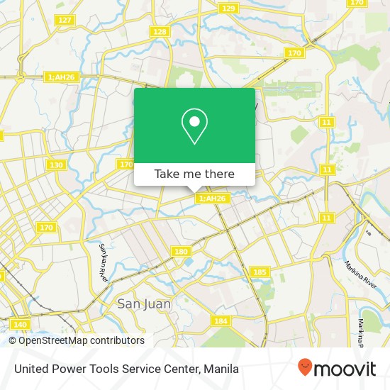 United Power Tools Service Center map