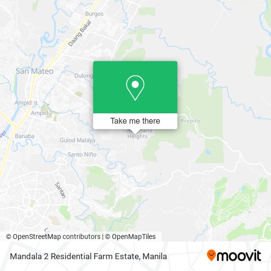 Mandala 2 Residential Farm Estate map