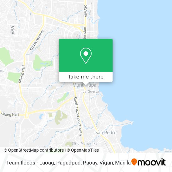 Team Ilocos - Laoag, Pagudpud, Paoay, Vigan map
