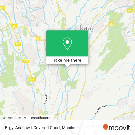 Brgy. Anahaw-I Covered Court map