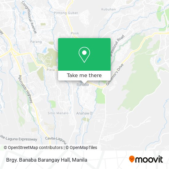 Brgy. Banaba Barangay Hall map