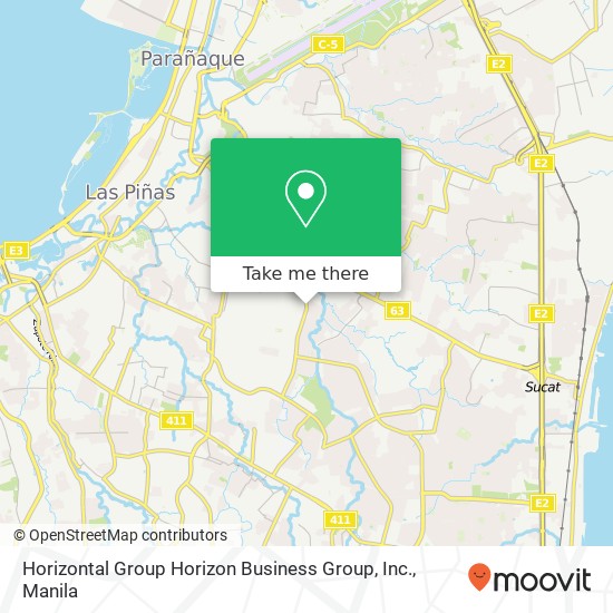 Horizontal Group Horizon Business Group, Inc. map