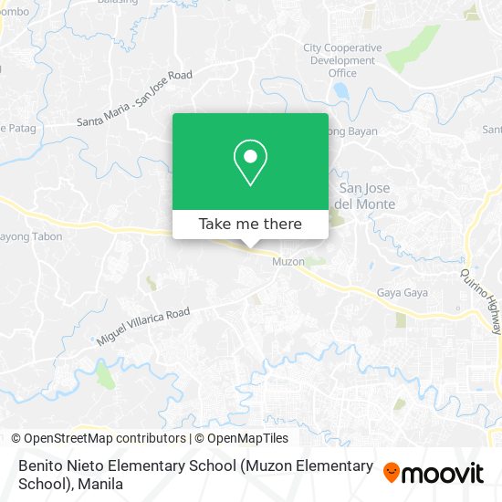 Benito Nieto Elementary School (Muzon Elementary School) map