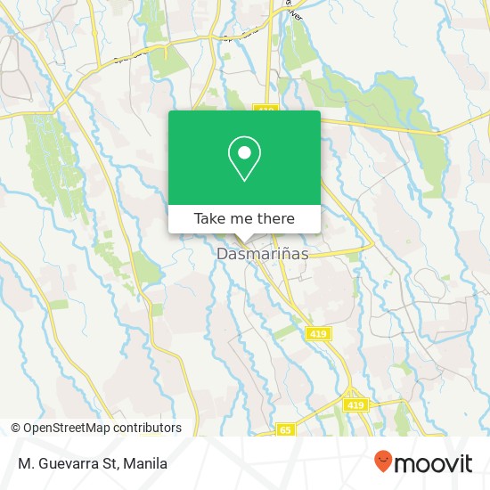 M. Guevarra St map