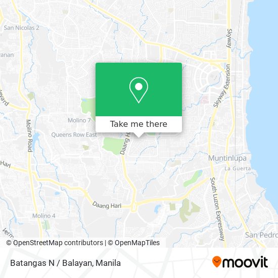 Batangas N / Balayan map
