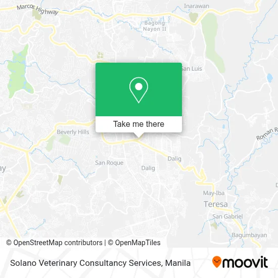 Solano Veterinary Consultancy Services map