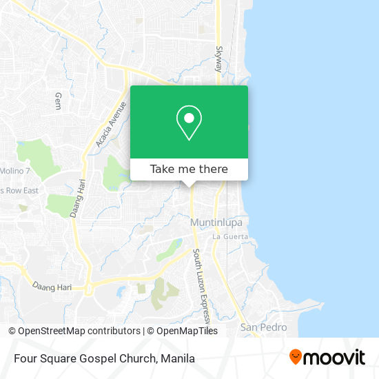 Four Square Gospel Church map