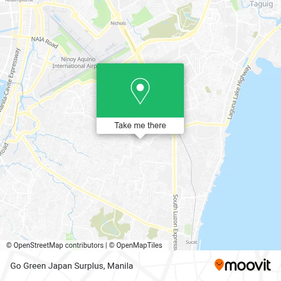 Go Green Japan Surplus map
