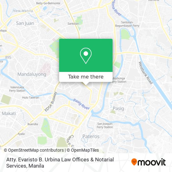 Atty. Evaristo B. Urbina Law Offices & Notarial Services map