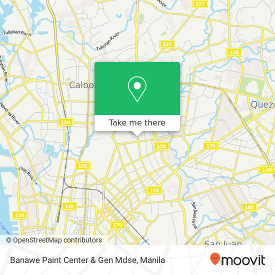 Banawe Paint Center & Gen Mdse map