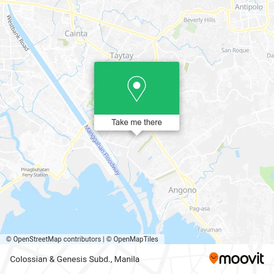 Colossian & Genesis Subd. map
