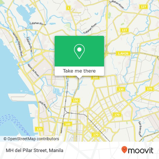 MH del Pilar Street map