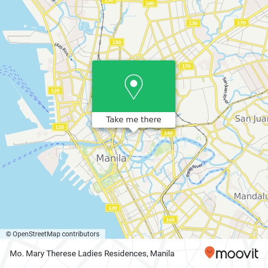 Mo. Mary Therese Ladies Residences map