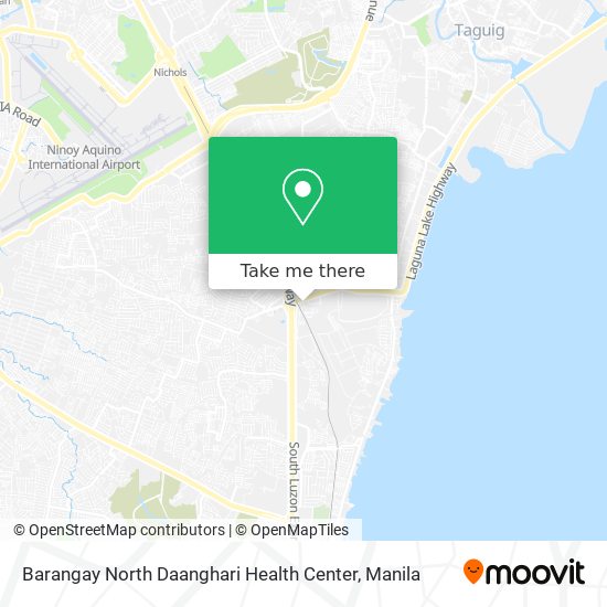 Barangay North Daanghari Health Center map