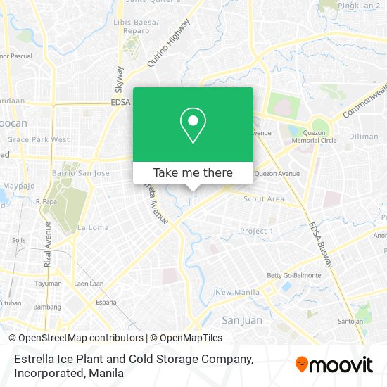 Estrella Ice Plant and Cold Storage Company, Incorporated map