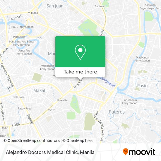 Alejandro Doctors Medical Clinic map