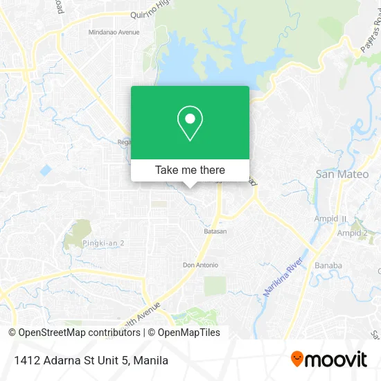 1412 Adarna St Unit 5 map