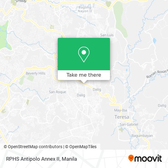 RPHS Antipolo Annex II map