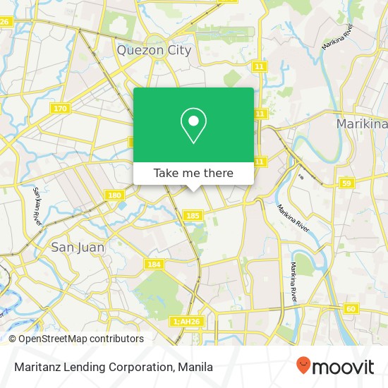Maritanz Lending Corporation map