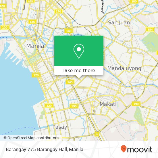 Barangay 775 Barangay Hall map