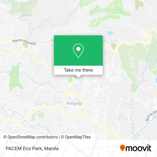 PACEM Eco Park map